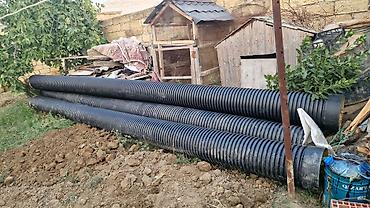 Təmir və tikinti: 3 kanalizasiya borusu ümumi 150 manat Diametri 300 lük 6 metrə — 2