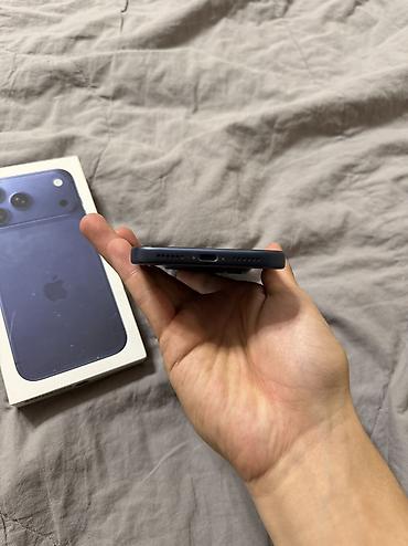 Уюлдук телефондор жана аксессуарлар: IPhone 17 Pro Max, Колдонулган, 256 ГБ, Blue Titanium, 91 % — 7