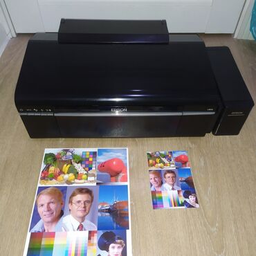 Принтеры: 6 цветный Epson L805 с WiFi и заводской доноркой, идеальный принтер