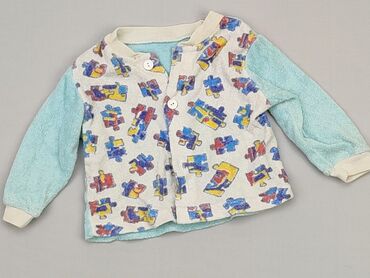 sweterek błękitny: Bluza, 0-3 m, stan - Dobry