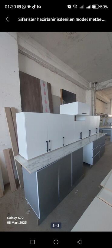 Mətbəx mebeli: 💥Metbex Mebel her zovqe uygun razmer boyudulub kicildile bilir 💥 🌈 — 9