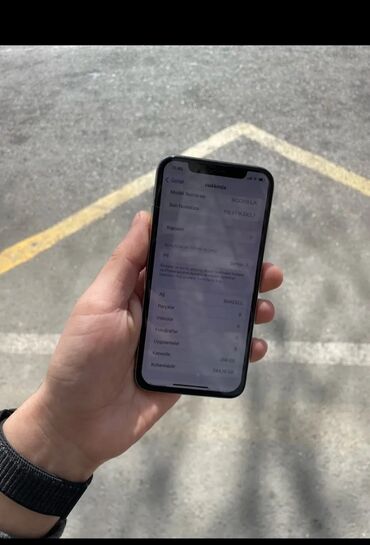 max 3: IPhone X, 256 GB, Zəmanət, Face ID, Sənədlərlə