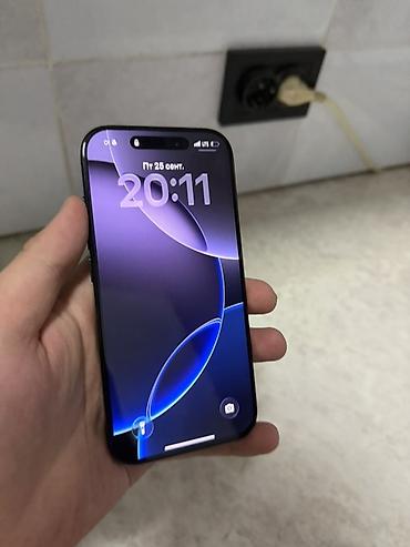 IPhone 16 Pro, Б/у, 256 ГБ, Черный, Коробка, 89 %