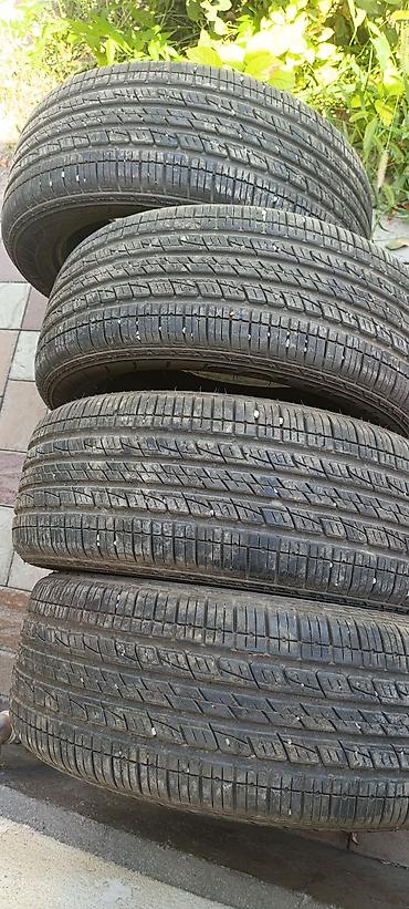 шины 235 60 r18 лето: Продаю жирные шины размер 235, 55, 18 Адрес Кызыл Аскер номер тел — 3