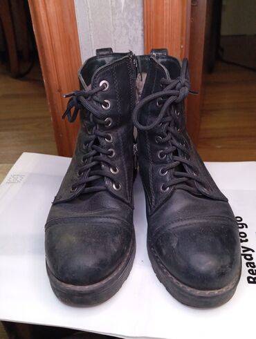 зимная обувь: Сапоги, 38, цвет - Черный, LION