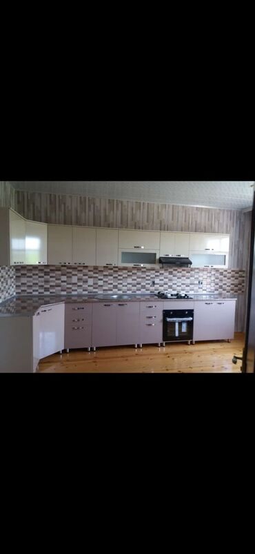 Sifarişlə mətbəx mebeli: Sifarişlə mətbəx dəsti, MDF, Kredit var, Pulsuz çatdırılma, Rayonlara çatdırılma — 1