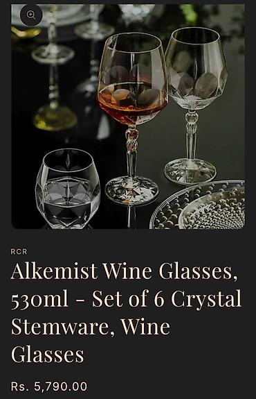 Čaše: Case eko kristal Luxion italijanske za vino,koktele. Case italijanske — 4
