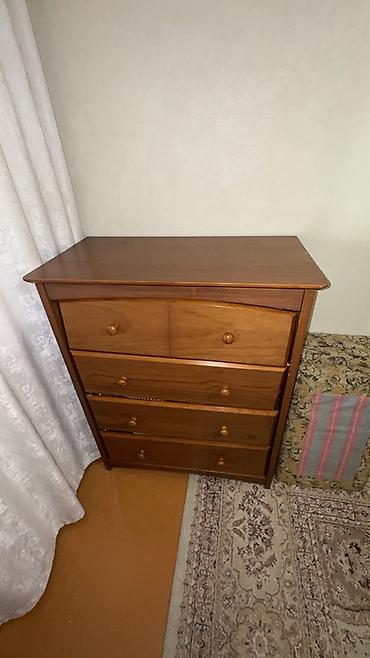 Комод Beatrice 4 Drawer Chest – Oak (модель 03581-74L+) - at lalafo.kg Комод Beatrice 4 Drawer Chest – Oak (модель 03581-74L+) -