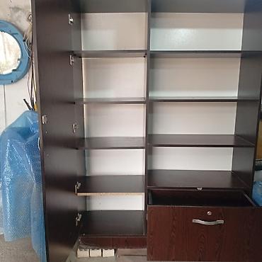 Ofis mebeli: Məktəb/Ofis mebelləri dəsti - Material: laminat/LDSP ağac teksturalı — 2