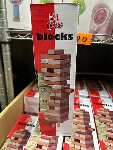 jenga: Игра «Башня» (Blocks) — набор из 54 деревянных брусков. - Количество — 1