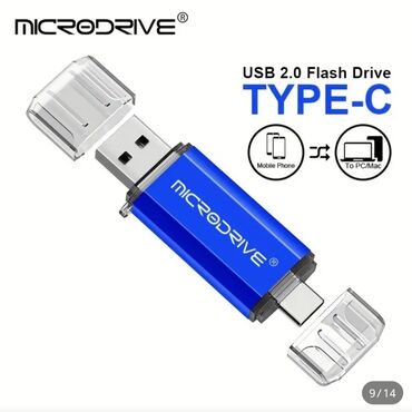 Flash kartlar: Flash kart 128 GB, USB 2.0 — 5