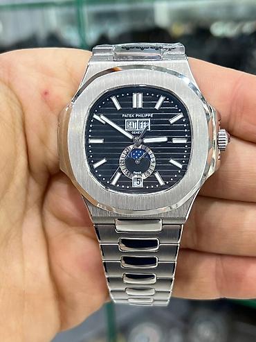 qara pp: Yeni, Qol saatı, Patek Phillipe, rəng - Mavi — 3