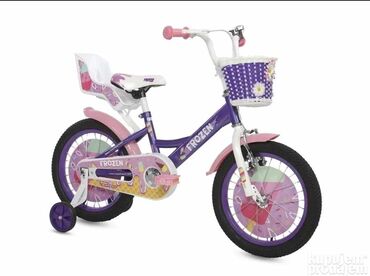 bicikl: Bicikl FROZEN 16" je simpatičan dečji bicikl namenjen deci visine 95