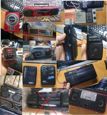 Другая аудиотехника: РАДИОПРИЁМНИКИ, МАГНИТОЛЫ: 1. Китайская магнитола двух кассетная — 1