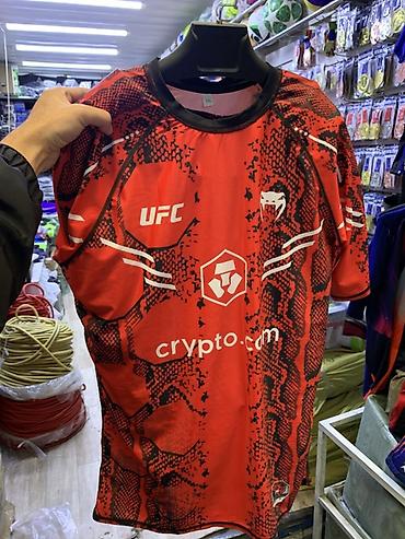 Футболкалар: Спортивная футболка UFC Venum (красная) Размеры уточняйте! - Дизайн — 1