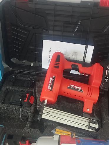 sensor krant: Akkumulyatorlu mismar/staple tapançası dəsti - 24V Li‑ion batareya — 1