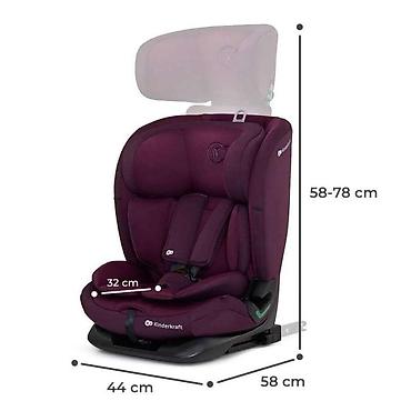 velicine odece za decu: Kinderkraft auto-sedište ONETO3 i-Size 76–150 cm – Cherry Pearl Šifra — 4