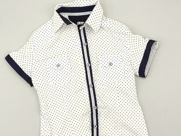białe koronkowe bluzki z krótkim rękawem: Shirt, XL (EU 42), condition - Good