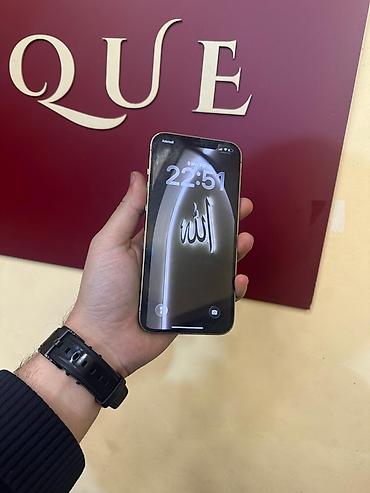 apple 13 pro adapter: IPhone 12 Pro Max, 128 GB, Matte Gold, Face ID, Sənədlərlə — 4