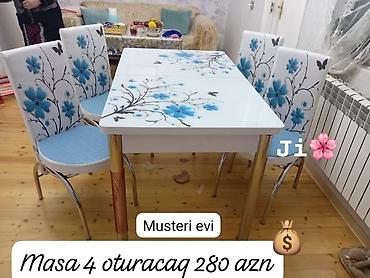 Masa ve oturacaq rəng seçimi var lalafo.az -da Masa ve oturacaq rəng seçimi var