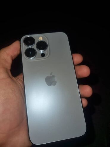 телефоны айфон 13 про макс: IPhone 13 Pro, 256 ГБ, Blue Titanium, Заряддоочу түзүлүш, Каптама, Кабель, 79 %