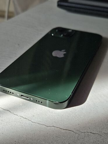 айфон 13 бу цена: IPhone 13, Колдонулган, 128 ГБ, Жашыл, Заряддоочу түзүлүш, Куту, 80 %