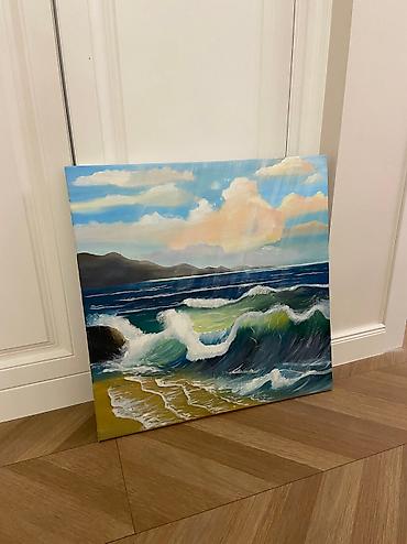 моя мечта: 🖼 Продаю свою авторскую картину “Море и облака” Рисовала сама — — 2