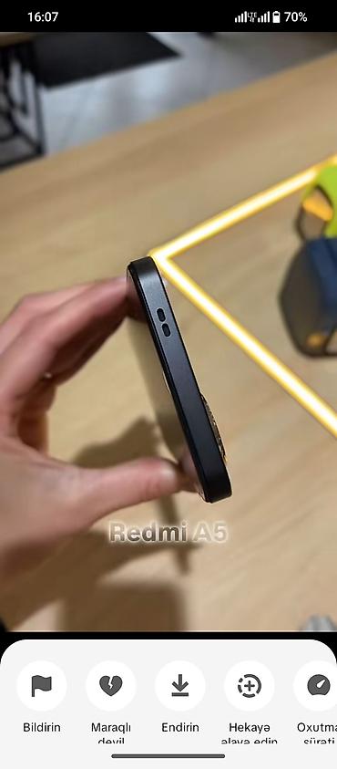 redmi a5 kabro: Redmi A5, 128 GB, rəng - Qara, Barmaq izi — 2