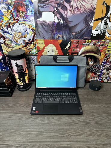 скупка ноутбуков: Ноутбук, Lenovo, 8 ГБ ОЗУ, AMD Ryzen 5, 15.6 ", Б/у, Для несложных задач, память SSD