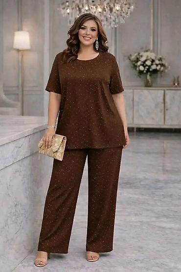 Kompleti: Ženski komplet za svečane i svakodnevne prilike – plus size - — 3