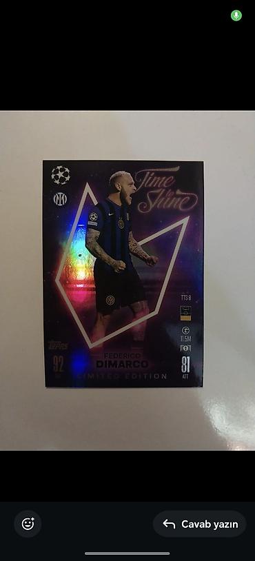 topps: Topps “Time to Shine” kolleksiya kartı – Federico Dimarco (Inter) - — 1