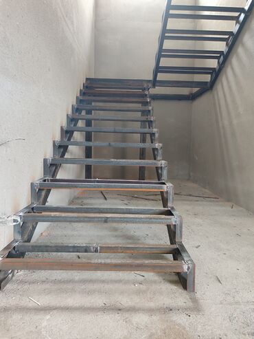 Обшивка лестниц: Лестница лестница каркас сварочный работа лестница перила на весь — 6