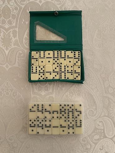 dominos: Domino dəsti - Klassik 0–6 domino daşları komplekti - Açılıb-bağlanan — 2