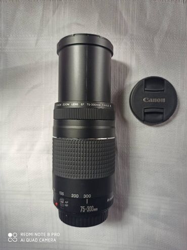 canon obyektiv: Canon EF 75-300mm f/4-5.6 III USM
Əla vəziyyətdə