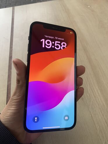 крутые номера телефона: IPhone 12, Б/у, 64 ГБ, Midnight, 78 %