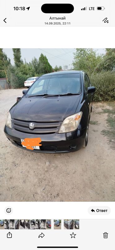 истеп машина: Toyota ist: 2002 г., 1.3 л, Автомат, Бензин, Седан