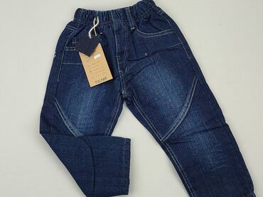 dziury z jeansami: Spodnie jeansowe, 1.5-2 lat, 92, stan - Idealny
