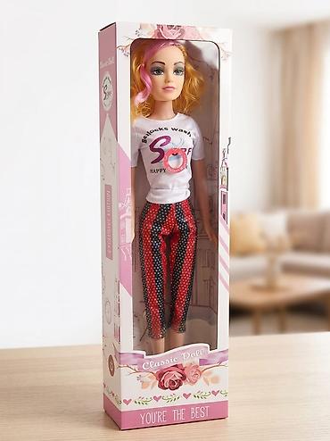 sederek oyuncaq: Klassik Doll – moda temalı böyük ölçülü kukla, uzunluğu 75sm, eni — 1
