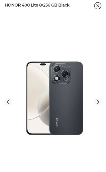 Çəngəllər: Honor 400 Lite, 256 GB, rəng - Qara