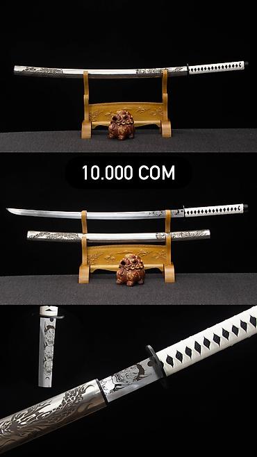 охотничий ножы: Катана Стальные Сувенирные Мечи Катаны из разных сталей (Порошковая — 7