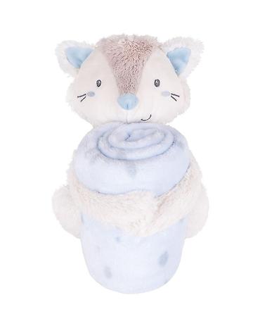 traktor za deca: KikkaBoo Baby ćebence sa plišanom igračkom 70x100 Little Fox - Set — 2