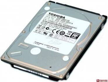 Masaüstü kompüterlər və iş stansiyaları: Sərt disk (HDD) Toshiba, 1 TB, 2.5", İşlənmiş