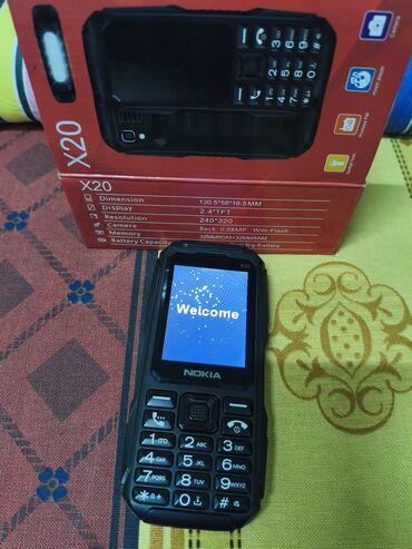картридж минифит: Nokia X20, Жаңы, түсү - Кара, 2 SIM