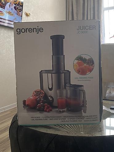 gorenje: Gorenje JC900E şirəçəkən - Güc: 900 W max - Korpus: paslanmayan polad — 1