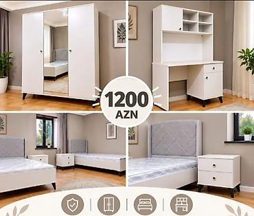 Uşaq/yeniyetmə otağı üçün dəst – 1200 AZN Komplektin tərkibi: - 3