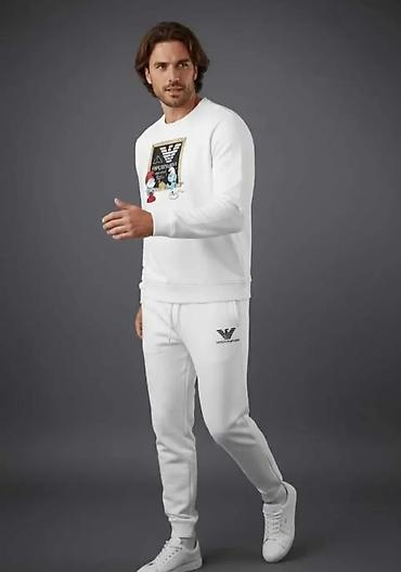 Duksevi: Muški duks sa printom – kolekcija sa Štrumpfovima Oni 5300 - Model — 10