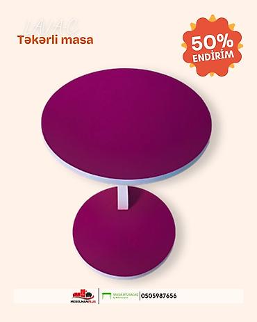 tek stolar: Jurnal masası, Yeni, Açılmayan, Laminat, Yumru masa — 9