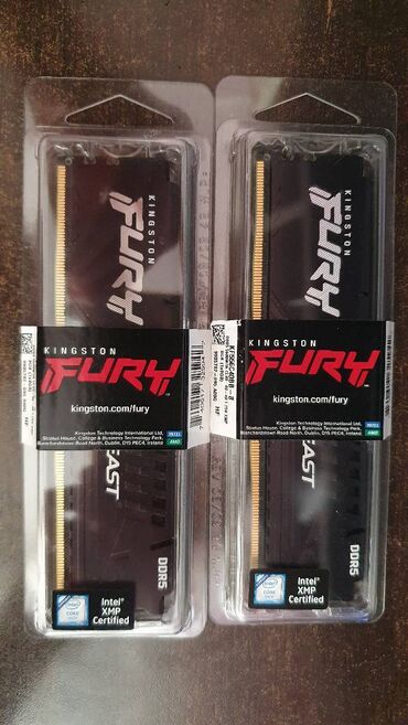 ddr3 8gb ram qiymeti: Operativ yaddaş (RAM) Kingston, 16 GB, > 4000 Mhz, DDR5, PC üçün, Yeni