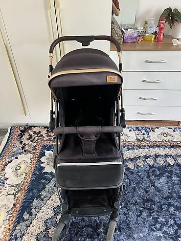 carrello bravo коляска: Коляска, цвет - Черный, Б/у, Самовывоз, Платная доставка — 1