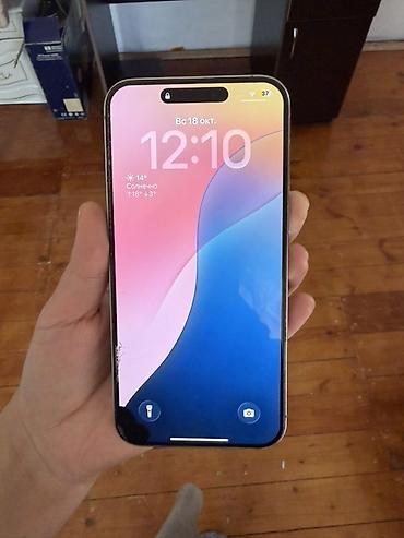 iphone mini: IPhone 15 Pro Max, Б/у, 256 ГБ, Серебристый, Чехол, Коробка, 77 % — 3